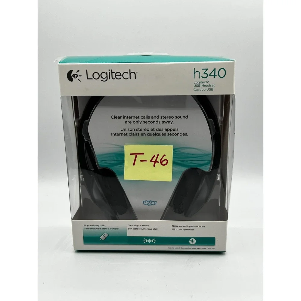 Logitech H340 Headset with Noise Cancelling Microphone - OPEN BOX